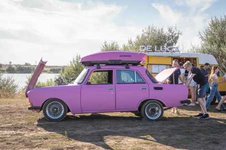 Фотоотчет с нашего автофеста на голубом озере