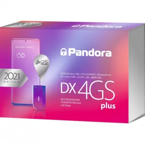 Pandora DX-4GS Plus 2CAN,BT,GSM,GPS Автомобильная сигнализация