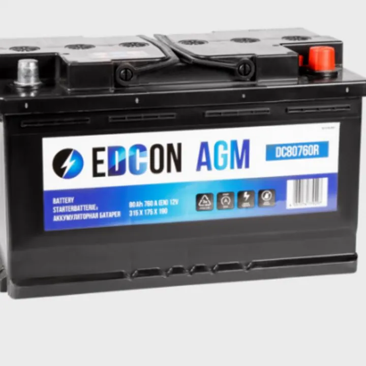 Аккумулятор EDCON 80a/h DC80760R EDC в Саратове