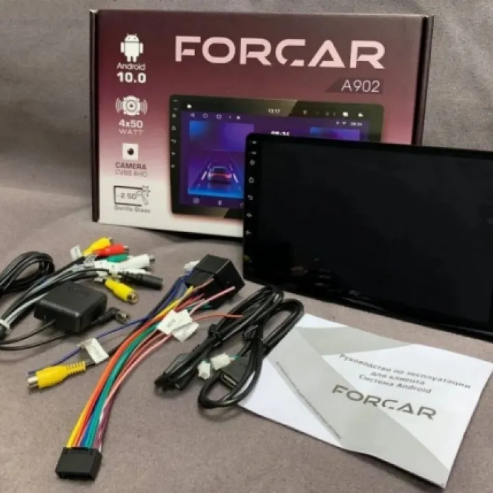 FORCAR A902 9" Android 10, 2/32Gb, IPS, Wifi, BT, GPS магнитола в Саратове