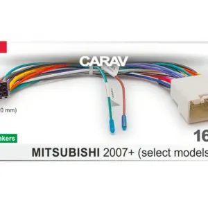 CARAV 16-009 разъем 16 pin MITSUBISHI 2007+ / Питание + Динамики + Руль + Антенна