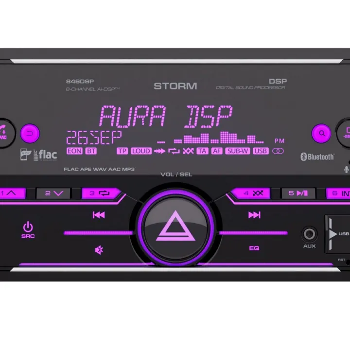 AurA STORM-846DSP  2-DIN DSP-ресивер в Саратове