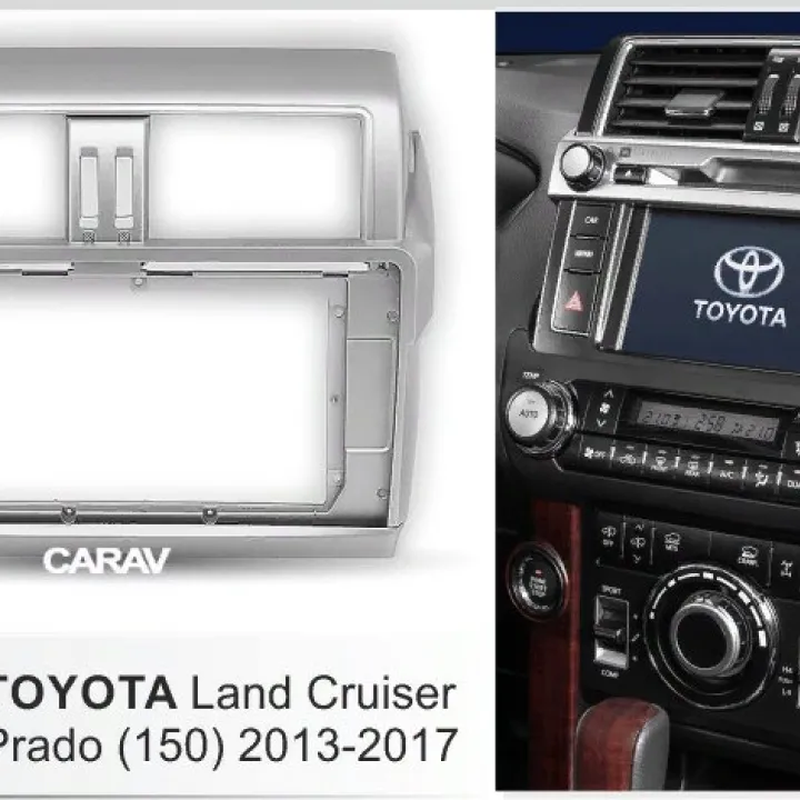 Carav 22-475 10.1" переходная рамка Toyota Land Cruiser Prado (150) 2013-2017 в Саратове